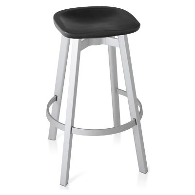 EMC2365422 Emeco Su Stool, Plastic Seat - Color: Black - Size sku EMC2365422