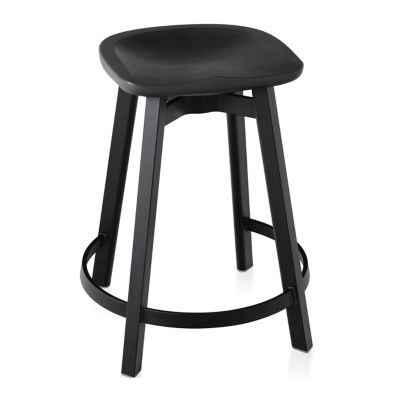Emeco Su Stool, Plastic Seat - Color: Black - Size: Counter Height - SU 24 