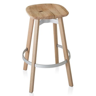 EMC896771 Emeco Su Stool, Wood Seat - Color: Wood tones - Si sku EMC896771