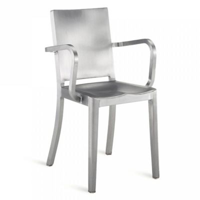 Emeco Hudson Armchair - Color: Silver - HUD A