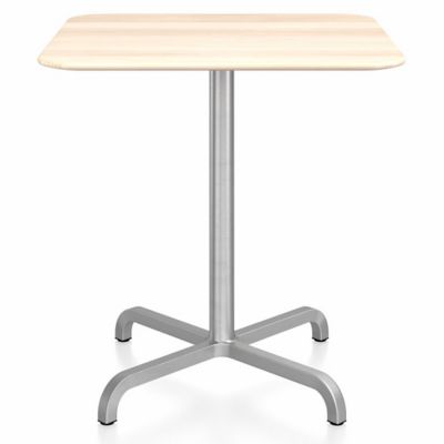 Emeco 20-06 Square Café Table - Color: Brown - Size: 30 - 2006CTSQ30ACC