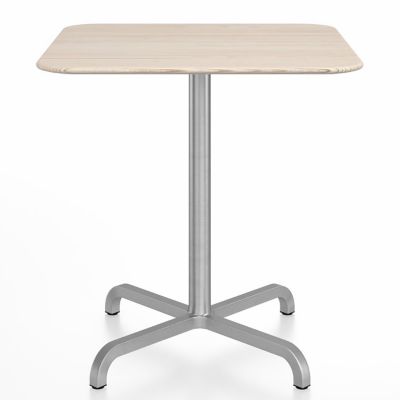 Emeco 20-06 Square Café Table - Color: Cream - Size: 30 - 2006CTSQ30ASH