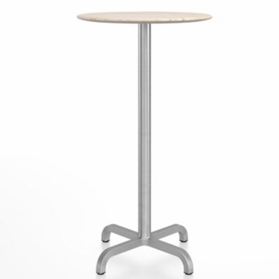 EMC2438958 Emeco 20-06 Round Bar Table - Color: Beige - Size: sku EMC2438958