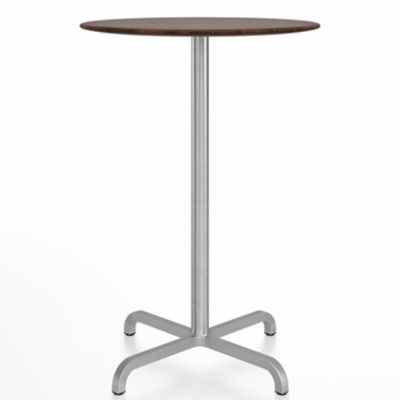 Emeco 20-06 Round Bar Table - Color: Brown - Size: 30 - 2006BTRD30WAL