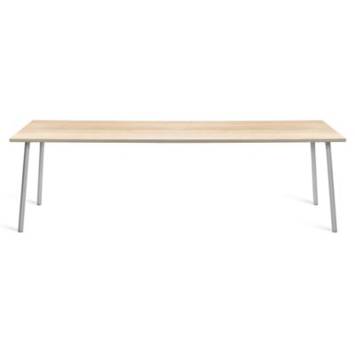 Emeco Run Table - Black Frame - Color: Beige - Size: 96 - RT96BACC