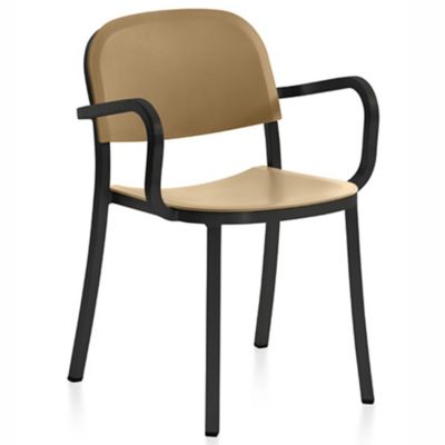 Emeco 1 Inch Armchair - Color: Beige - 1 INCH DARK PC A SAND