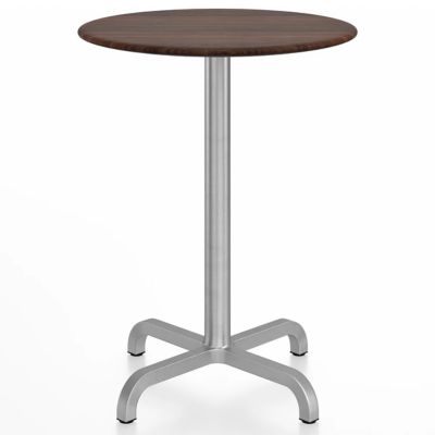 EMC2438940 Emeco 20-06 Round Cafe Table - Color: Brown - Size sku EMC2438940