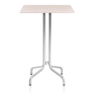 Emeco 1 Inch Bar Table Square, Wood Top - Color: Beige - Size: 30 - 1INC