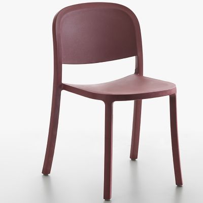 Emeco 1 Inch Reclaimed Chair - Color: Red - 1 INCH RECLAIMED BORDEAUX