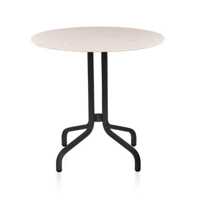 Emeco 1 Inch Cafe Table Round - Color: Beige - Size: 30 - 1INCHCTRD30ASH