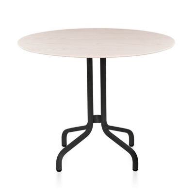 Emeco 1 Inch Cafe Table Round - Color: Beige - Size: 36 - 1INCHCTRD36ASH