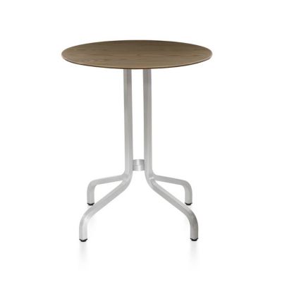 EMC1908161 Emeco 1 Inch Cafe Table Round - Color: Brown - Siz sku EMC1908161