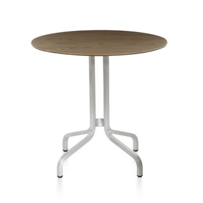 EMC1908162 Emeco 1 Inch Cafe Table Round - Color: Brown - Siz sku EMC1908162