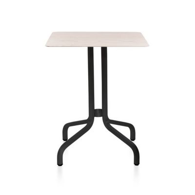 EMC1908169 Emeco 1 Inch Cafe Table Square, Wood Top - Color:  sku EMC1908169