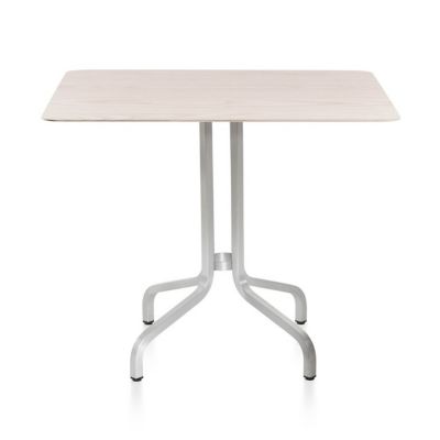 EMC1908177 Emeco 1 Inch Cafe Table Square, Wood Top - Color:  sku EMC1908177