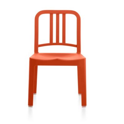 Emeco 111 Navy Mini Chair - Color: Orange - 111 NAVY MINI PERSIMMON (ORANGE