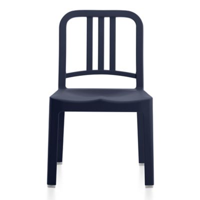 Emeco 111 Navy Mini Chair - Color: Blue - 111 NAVY MINI DARK BLUE