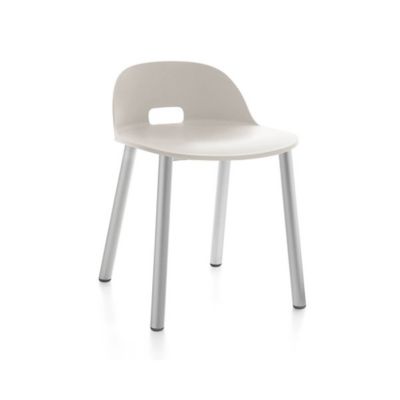 Emeco Alfi Aluminum Chair, Low Back - Color: White - ALFI18LWHITEAL