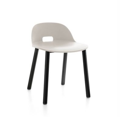 Emeco Alfi Aluminum Chair, Low Back - Color: White - ALFI18LWHITEALBPC