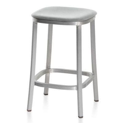 1 Inch Stool, Upholstered