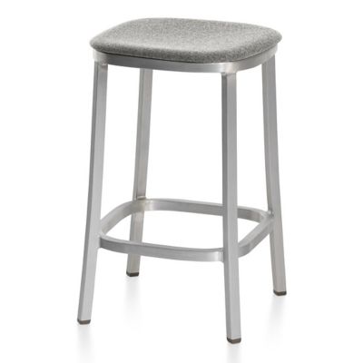 Emeco 1 Inch Bar/Counter Stool - Color: Grey - 1 INCH 24 KVDM0120