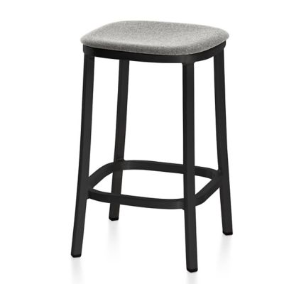 Emeco 1 Inch Bar/Counter Stool - Color: Grey - 1 INCH 24 DARK PC KVDM0120