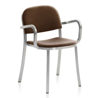 EMC2080514 Emeco 1 Inch Armchair with Upholstered - Color: Br sku EMC2080514