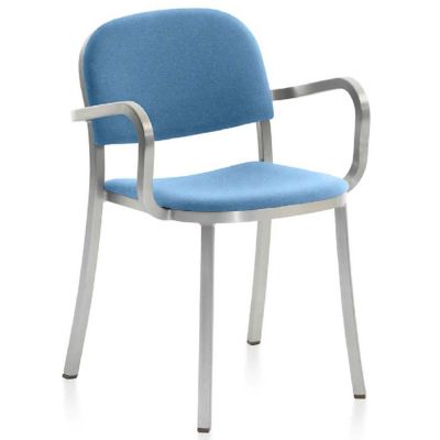 EMC2499820 Emeco 1 Inch Armchair with Upholstered - Color: Bl sku EMC2499820