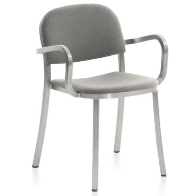 EMC2499822 Emeco 1 Inch Armchair with Upholstered - Color: Gr sku EMC2499822