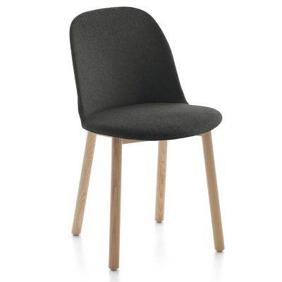 Emeco Alfi Chair, High Back With Alfi Soft Slip Cover - Color: Brown - ALFI