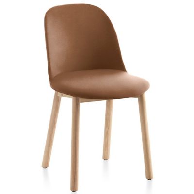 Emeco Alfi Chair, High Back With Alfi Soft Slip Cover - Color: White - ALFI