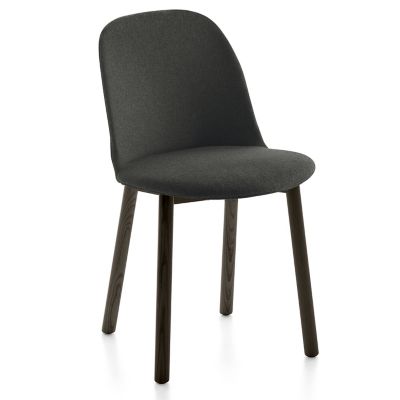 Emeco Alfi Chair, High Back With Alfi Soft Slip Cover - Color: White - ALFI