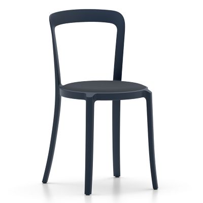 Emeco On & On Stacking Chair, Upholstered - Color: Blue - ONON US DARK BLUE