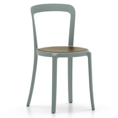 Emeco On & On Stacking Chair, Plywood Seat - Color: Blue - ONON WWS LIGHT B