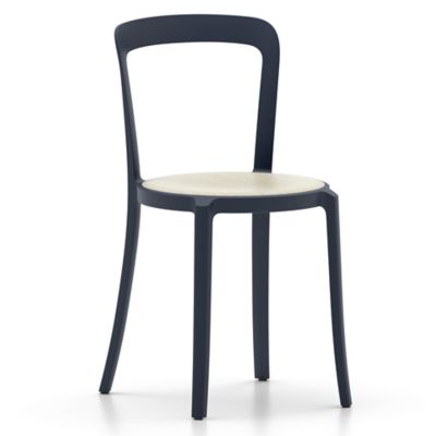 Emeco On & On Stacking Chair, Plywood Seat - Color: Blue - ONON AWS DARK BL