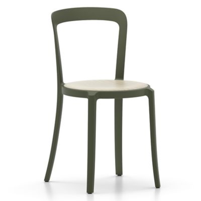 Emeco On & On Stacking Chair, Plywood Seat - Color: Green - ONON OWS GREEN