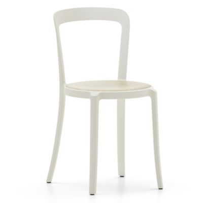 Emeco On & On Stacking Chair, Plywood Seat - Color: White - ONON OWS WHITE