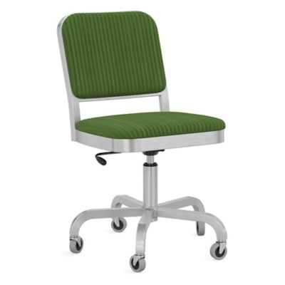 Emeco Navy Officer Swivel Chair - Color: Green - NOFF SWV KVPH943