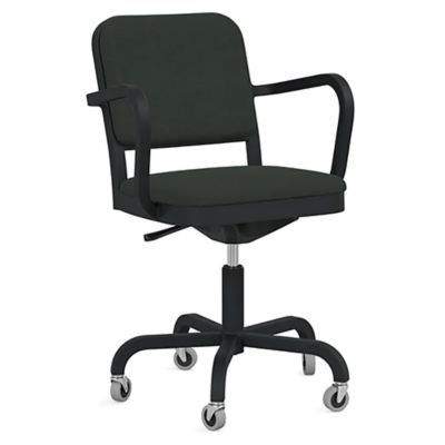 EMC2499811 Emeco Navy Officer Swivel Armchair - Color: Black  sku EMC2499811