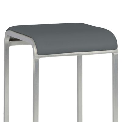 Emeco Upholstered Seat Pad for 20-06 Stool - Color: Grey - 2006 SEATPAD STO