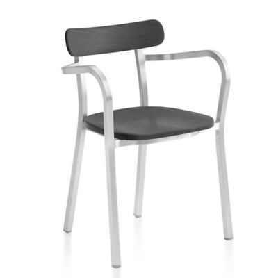 Emeco Utility Arm Chair - Color: Black - Utility AC HB DA