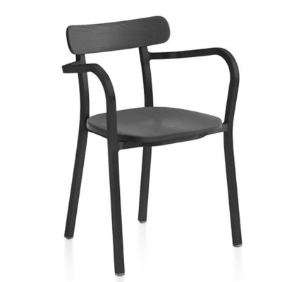 Emeco Utility Arm Chair - Color: Blue - Utility AC PCBL DA