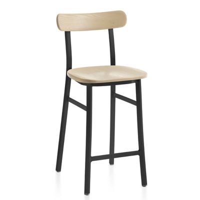 Emeco Utility Counter Stool - Color: Cream - Utility CTR PCBL Acc