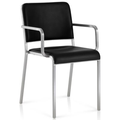 Emeco Upholstered Seat Pad for 20-06 Side Chair - Color: Black - 2006 SEATP