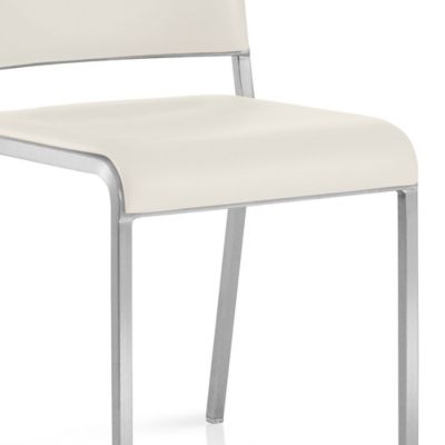 Emeco Upholstered Seat Pad for 20-06 Side Chair - Color: White - 2006 SEATP