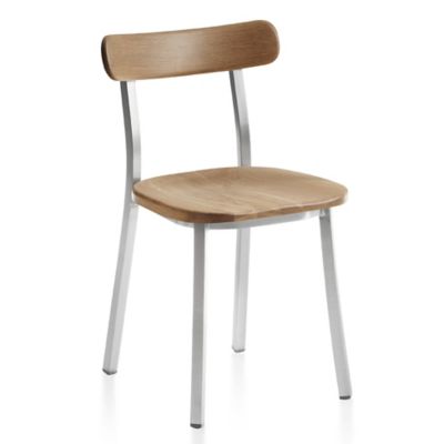 Emeco Utility Side Chair - Color: Brown - Utility SC HB Oak