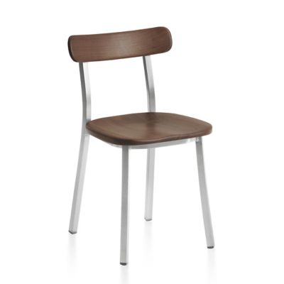 Emeco Utility Side Chair - Color: Brown - Utility SC HB Wal