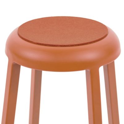 Emeco Felt Seat Pad for Za Bar Stool - Color: Orange - SEATPAD ZA AFMW6431