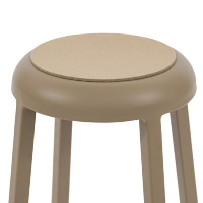 EMC2365702 Emeco Felt Seat Pad for Za Bar Stool - Color: Brow sku EMC2365702