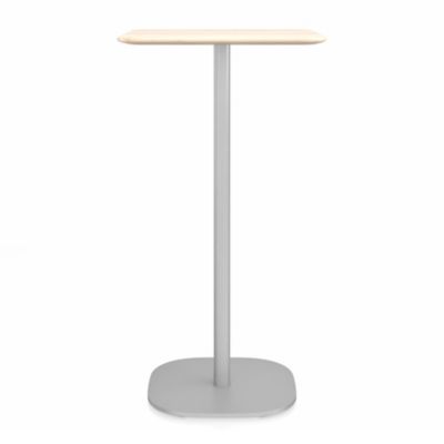 Emeco 2 Inch Flat Base Bar/Counter Table - Color: Grey - 2INCHBT2430FACC